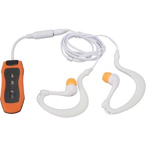 Yunseity MP3 Player for Swimming, 8GB IPX8 MP3 Player with Swimming Headphones, Rechargeable USB2.0 Music Player for Swimming Diving Running (8GB), Orange, Yunseity1apn938cku-13