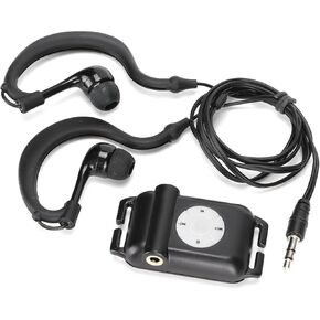 MP3 Player, 4GB Headphone Music Player with FM Radio, USB, Fast Charging for Swimming, Watersports