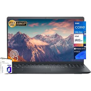 Dell Inspiron 15 3530 Touchscreen Business Laptop Computer, Lifetime Office 2024, 15.6" FHD, Intel 10-Core i7-1355U, 64 GB RAM, 4 TB SSD, Intel Iris Xe, Wi-Fi 6, FHD Webcam, Win 11 Pro, w/Accessories