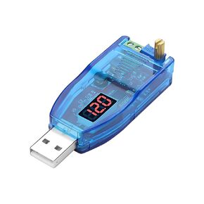 XMSJSIY DC - DC USB Buck Boost Converter Voltage Regulator 5V to 1.8V 3.3V 5V 9V 12V 24V Adjust Step Up Step Down Power Supply Module Max 3W USB Power Supply with LED Voltmeter