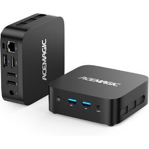 ACEMAGICIAN Vista V1 N97 Mini Pc Computers, 12Th Gen Intel N97(Beat N150/N100, Up to 3.6Ghz), 16Gb Ddr4 Ram 512Gb Ssd Mini Computer, UHD 4K HDMI DP, 2.4G/5G WiFi/Bt, Vesa Home/Office Micro Pc