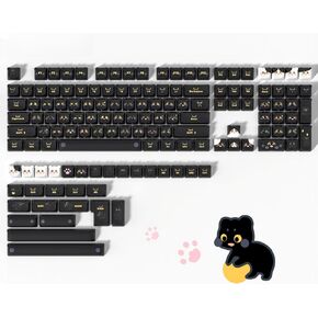مجموعة Keycaps Dagaladoo Double Shot PBT ، ملف تعريف MOA ， Pink Kawaii Keycaps 60 ٪ 75 ٪ 100 ٪ ، أغطية لوحة المفاتيح الصبغة ، 134 أغطية مفاتيح مخصصة لمفاتيح مفاتيح Gateron MX (فقط مفاتيح مفاتيح)