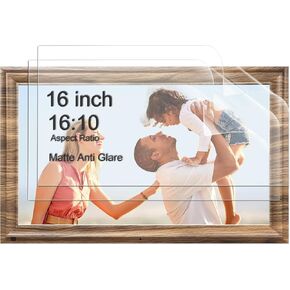 KEANBOLL 3 Pack Screen Protector for Digital Picture Frame 16" - 16:10 Aspect Ratio, Anti Glare Matte, Anti Fingerprint Scratch Resistant