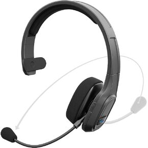 Car and Driver Trucker Bluetooth Headset, Wireless Headset Noise Canceling Headphones with Microphone, Home Office, Zoom, Call Center, Clear Highway| Siri, Alexa, Google Compatible (BT3500)