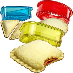 Uncrustable Maker - Sandwich Cutter for Kids Lunch - Crustless Sandwich Maker With Triangle, Circle, Square Shapes for Boys and Girls