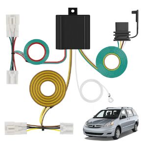 Nilight 4 Pin Trailer Wiring Harness Kit 56106 Vehicle Standard 4 Way Connector Custom for 2011 2012 2013 2014 Toyota Sienna, 2015 2016 2017 2018 2019 2020 Sienna SE Simple Fit Tow Hitch Harness