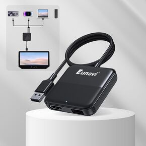 Car TV Mate Car Streaming Device - HDMI to USB Converter for OEM CarPlay - Compatible with Fire TV Stick, SetTop Box, Switch, Computer, etc - Plug & Play