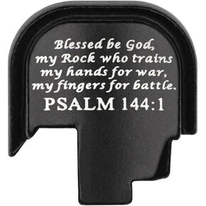 Laser Engraved Aluminum Rear Cover Slide Back Plates, Compatible with Glock/Taurus/S&W/Sig Sauer/Springfield/CZ/Ruger/Kahr Accessories, Choose Your Models and Design