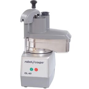 Robot Coupe CL40 Single-Speed Cutter Mixer Continuous Feed Commercial Food Processor with Side Discharge, 120v