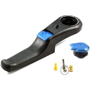 Replacement Upper Handle Fagor Xpress Pot with 2 Screws and Regulating Valve Included (Only for 135.3 and 202.9 fl oz) Metric 6, Black and Blue | Long 8.74" x wide 2.36"