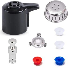 Steam Release Valve Handle InstaPot Original Float Valve Replacement Parts with 4 Silicone Caps, Universal Pressure Valve for IP Duo 3, 5, 6, 8 Qt, Duo Plus 3, 6 Quart Float Valve Set