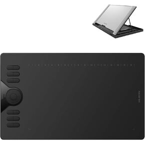 Huion HS610 Graphics Drawing Tablet Android Devices Supported Tilt Function and Huion ST300 Adjustable Drawing Tablet Stand