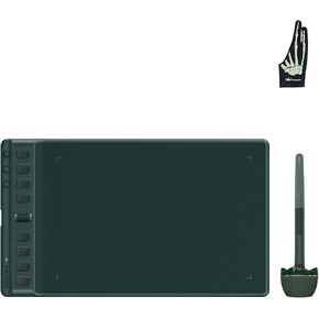 2023 HUION Inspiroy 2 Medium Drawing Tablet with Scroll Wheel 8 Customized Keys, HUION Skeleton Artist Glove
