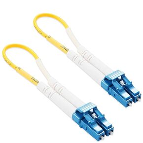10Gtek LC Fiber Optic Loopback Adapter - LC Connector Singlemode 9/125 (OS2) Test Plug for Testing Applications or Network restorations