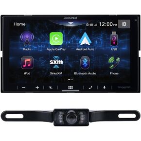 Alpine iLX-W670 7" Shallow-Chassis Multimedia Receiver with DICA License Plate Camera