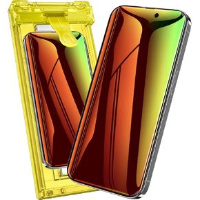 Fotbor [New Updated for iPhone 16 Pro Max Privacy Screen Protector, 2 Pack Colorful Gradient Anti-Spy Anti-Blue Light 7H Hardness Film [Auto-Alignment Tray], No Peeling Shatterproof Bubble Free
