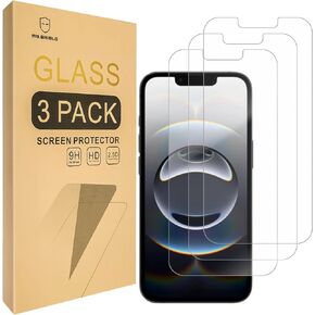 Mr.Shield Screen Protector compatible with iPhone 16E (2025) [Tempered Glass] [3-Pack] [Japan Glass with 9H Hardness]
