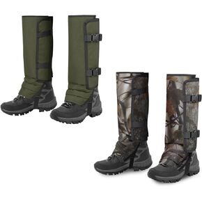 MDSTOP Snake Gaiters 2 Pack: Durable Snake Guards, Adjustable Snake Bite Protection for Lower Legs, Snake Chaps for Men & Women, Snake Proof Gaiters for Hunting, Hiking and Farm Working