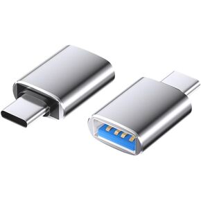 klurcy USB C to USB Adapter 2Pack，USBC Male to USB 3.0 Female，Converter Suitable for Apple 15tpc USB drivewithCompatible iPad,Samsung Notebook,MacBook Mac，Samsung S25 S24