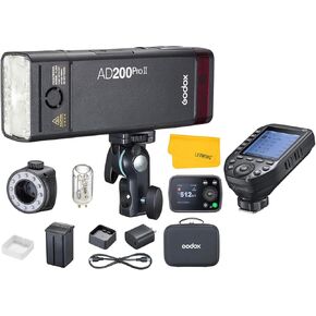 DODOX AD200 Pro II AD200Pro II Strobe Flash, TTL 200W Pocket Flash HSS 1/8000s, One-Tap Wireless Sync, XProII-C TTL Wireless Flash Trigger Compatible for Canon Cameras