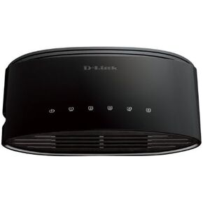 D-Link Ethernet Switch, 5-Port Gigabit Plug n Play Compact Design Fanless Desktop Switch (DGS-1005G/RE) (Renewed)