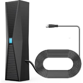 الهوائي التلفزيوني الداخلي ، هوائي Hidemi 400+ Miles طويل المدى للتلفزيون الذكي ، هوائي HD الرقمي لجميع أجهزة التلفزيون يدعم 1080 بكسل 4K