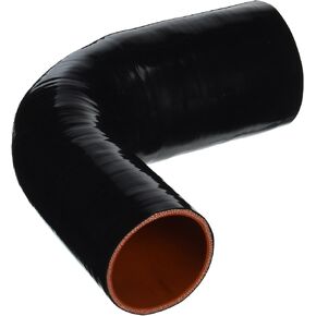 HPS HTSER90-275-400-BLUE سيليكون درجة حرارة عالية 4 طبقات معززة 90 درجة خرطوم توصيل مخفض للكوع، الحد الأقصى للضغط 25 رطل لكل بوصة مربعة، طول الساق 4 بوصات على كل جانب، 2-3/4 بوصة > 4 بوصة معرف، أزرق