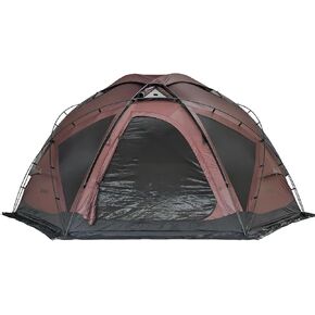 POMOLY Camping Hot Tent Freestanding Dome Tent, X6 Pro for 4 Season 2-4 Person Backpacking, Hiking (Red)