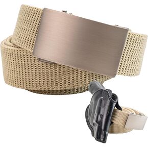 Maxx Carry Ultimate Gun Belt | Concealed Carry Belt | Premium Reinforced Nylon | Ratchet Track | 40 Adjustment Sizes up to a 50" Waist.