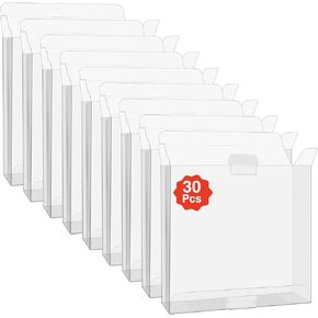 30Pcs Video Game Box Protector Clear Cases Game Box Display Sleeve Case for Nintendo Game Boy/GB Advance/GB Color/Virtual Boy-0.35MM Thick,Acid-Free Clear PET