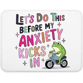 Funny Raccoon Meme Mouse Pad, Sorry About The Vibes I'm Mentally Ill Humorous Mental Health Awareness Mouse Pad for Work Wireless Mouse Computers Laptop Desk Accessories, 9.5x7.9 Inch in Saudi Arabia