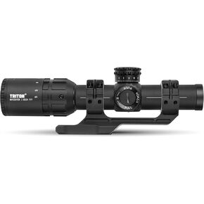 Triton Navigator 1-4x24 Second Focal Plane FFP LPVO Rifle Scope | C2 Chevron BDC Reticle