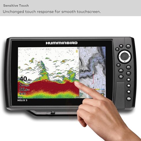 واقي شاشة زجاجي مميز مصمم لـ Humminbird Helix 9 Fish Fleser G3/G4 9 بوصة ملحقات الشاشة لمس in Kuwait