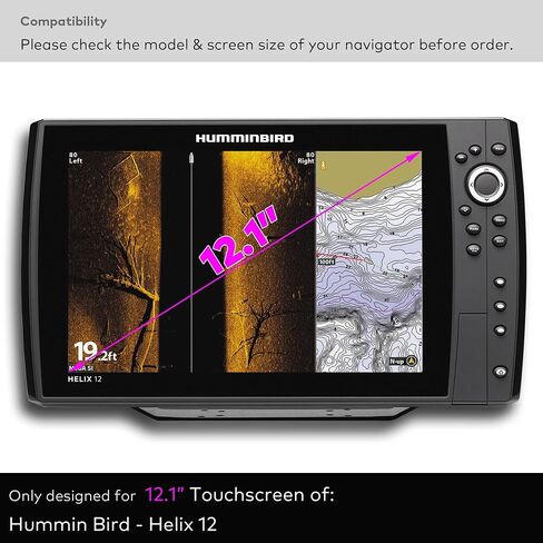 واقي شاشة زجاجي مميز مصمم لـ Humminbird Helix 9 Fish Fleser G3/G4 9 بوصة ملحقات الشاشة لمس in Kuwait