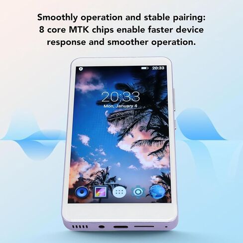 مشغل MP3 MP3 8 جيجا بايت مع بلوتوث ، و ، 5.0 بوصة مشغلات الموسيقى MP3 مع راديو FM للأطفال ، ودعم ما يصل إلى 256 جيجابايت TF بطاقة (غير متضمن) () () in Kuwait