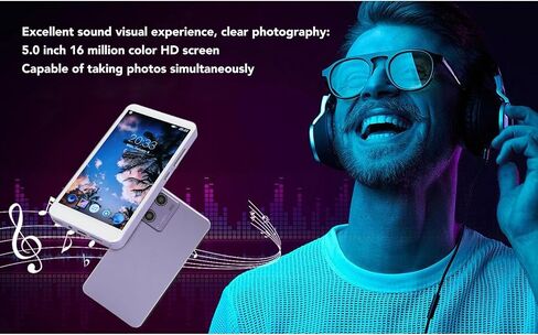 مشغل MP3 MP3 8 جيجا بايت مع بلوتوث ، و ، 5.0 بوصة مشغلات الموسيقى MP3 مع راديو FM للأطفال ، ودعم ما يصل إلى 256 جيجابايت TF بطاقة (غير متضمن) () () in Kuwait