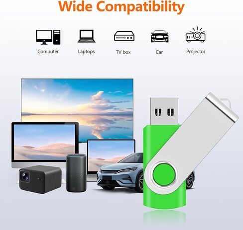 AreTop 100 Pack 16GB USB Flash Drives Bulk of 2.0 Thumb Drives Pack 16GB USB Drive Bulk Pen Drive Zip Drive Memory Stick with Lanyard for Storage and Backup (Mixed Colors 100pcs) in Kuwait