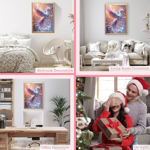 MAXBYE Fox Diamonds Painting Kits for Adults, Animal Diamonds Painting for Beginners, DIY Full Drill Diamond Dots Paint by Diamonds Gem Art and Crafts for Home Decor. 12x16in in Kuwait