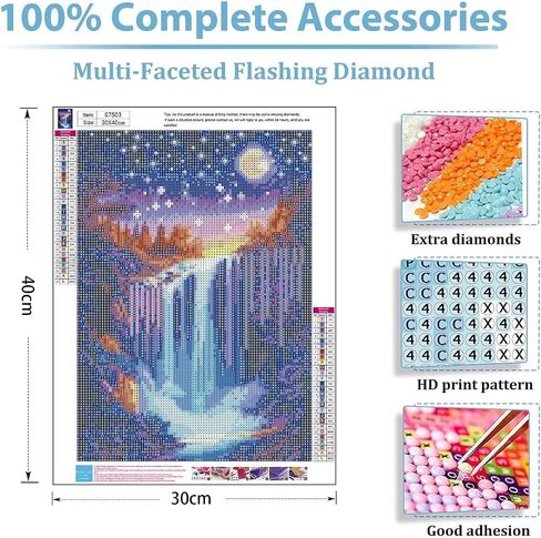 Sun and Moon Diamond Art Kits for Adults - 2 Pack Diamond Painting Kits for Adults,DIY 5D Diamond Painting with Round Gem Art Kits for Adults for Gift Home Wall Decor 14x14 Inch in Saudi Arabia