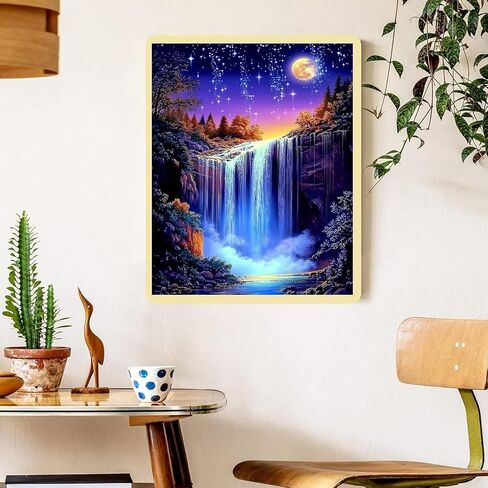 Sun and Moon Diamond Art Kits for Adults - 2 Pack Diamond Painting Kits for Adults,DIY 5D Diamond Painting with Round Gem Art Kits for Adults for Gift Home Wall Decor 14x14 Inch in Saudi Arabia