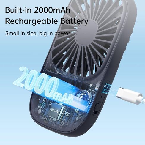 Jisulife Handheld Mini Lash Fan مع قوس ، صغير محمول USB القابل لإعادة الشحن القابلة لإعادة الشحن مع مروحة الرموش مع 3 سرعات للنساء Mom Girls Office Travel in Kuwait