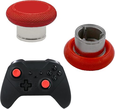 2 Pack Elite 2 Controller Short Thumbsticks Replacement for Xbox Elite Series 2 Controller,0.39in Standard Height Concave Magnetic Analog Short Joysticks Replacement for Elite Series 2 Core (Black) in Kuwait