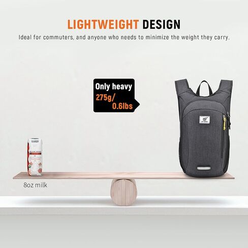 SKYSPER Small Hiking Travel Waterproof Backpack - Lightweight Packable Day Pack for Women and Men - Foldable Light Weight Water Proof Mini Daypack - 10L Collapsible Back Pack for Outdoor in Saudi Arabia