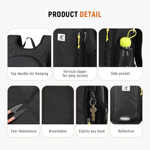 SKYSPER Small Hiking Travel Waterproof Backpack - Lightweight Packable Day Pack for Women and Men - Foldable Light Weight Water Proof Mini Daypack - 10L Collapsible Back Pack for Outdoor in Saudi Arabia