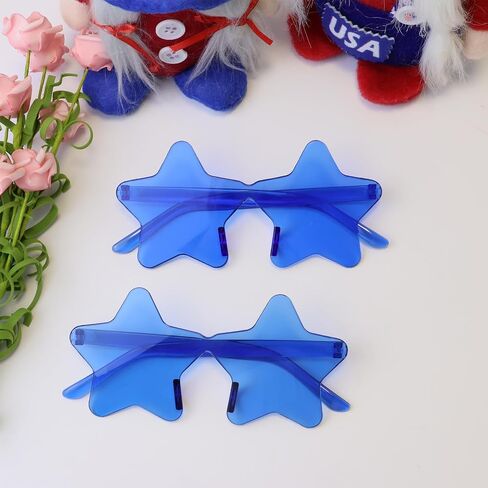 Star Shape Sunglasses Rimless Glasses Pentagram Glasses for Adult Teen Party Favors Eyewears Gift for Men Women in Saudi Arabia