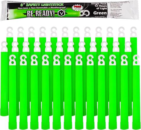 Be Ready - Yellow 6" Industrial 12 Hour Premium Emergency Safety Chemical Light Glow Sticks 36 Pack in Saudi Arabia