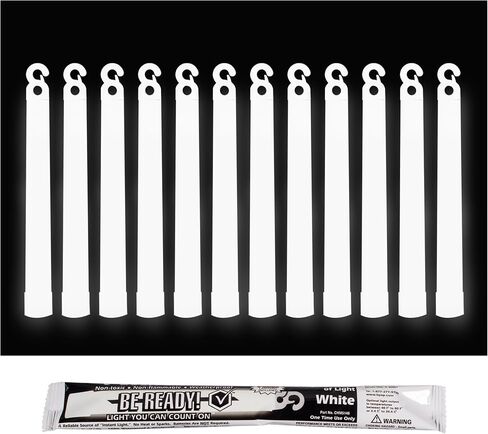 Be Ready - Yellow 6" Industrial 12 Hour Premium Emergency Safety Chemical Light Glow Sticks 36 Pack in Saudi Arabia