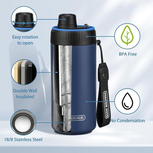 4 In 1 Beer Can Cooler Bottle Holder with Drinking Spout Lid for 12oz Regular, Slim Skinny Cans and Thermal Bottles,Sealed Insulated Double Wall Vacuum Stainless Steel Can Keeps Your Drinks Cold in Saudi Arabia