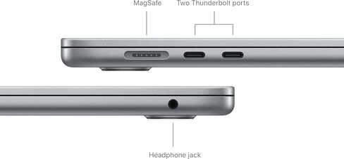 2024 Apple MacBook Air مع Apple M3 Chip (15 بوصة ، ذاكرة الوصول العشوائي 8 جيجا بايت ، تخزين SSD 256 جيجابايت) (Qwerty English) الفضة (قسط متجدد) in Kuwait
