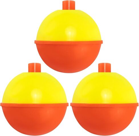 Dr.Fish 20 Pack Fishing Bobbers, Snap on Fishing Floats Hard ABS Spring Float Push Button Bobber for Trout Bass Crappie Freshwater in Saudi Arabia